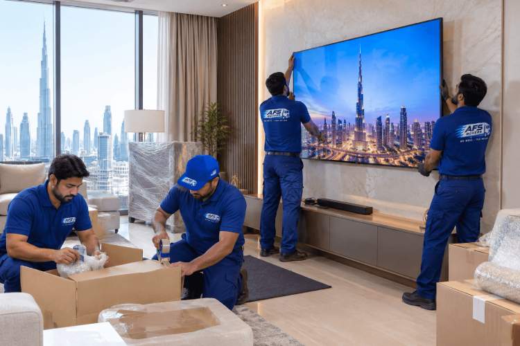 moving company dubai LED moving and installation services